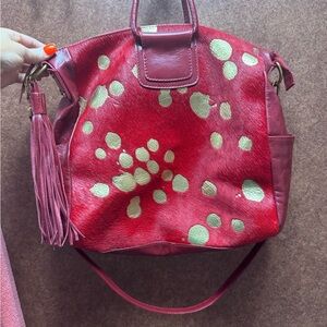 HOBO(Rare) Red and Gold Women's Bag